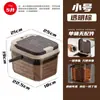 Cubo Pequeño para Té Casero Cubo de Té Transparente Cubo para Residuos de Té Cubo para Agua Residual de Mesa de Té Cubo de Drenaje para Bandeja de Té Separación de Seco y Húmedo Cubo de Agua