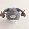 Gorro para niños, gorro con forma de estrella, gorro de punto para bebé, gorro de punto para otoño e invierno, estilo lindo y versátil, unisex, mantiene a los bebés abrigados y protege sus orejas