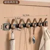 Colgador para puerta, perchero sin taladro, colgador de ropa montado en la puerta del dormitorio, estante de almacenamiento para ropa y bolsos para colgar en la puerta