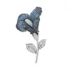 2025 Broche Exquisito Retro de Gloria de la Mañana Moda Completo de Diamante Broche de Alta Gama Ramillete Accesorio Versátil de Alta Gama