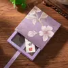 Caixa de Joias Estilo Chinês Flor Pulseira Pulseira Colar Caixa de Embalagem Caixa de Suspensão PE Pulseira Vestível Caixa de Exibição de Joias para Unhas