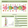 Maceta Rosa de Pascua Adornos de Huevo de Pascua Decoración de Dibujos Animados Tienda Pegatinas Estáticas para Puerta de Cristal Ventana Flores