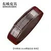 Cinturón de Piel de Cocodrilo Siamés Importado de Tailandia Piel Genuina de Alta Gama para Hombre Cinturón Interior Caja de Regalo de Lujo Accesible Hebilla de Placa Hebilla de Pin