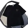 Camiseta de Manga Corta Estampada de Algodón de Fibra Larga Premium para Hombre, Nuevo Estilo Verano 2025, Camiseta Juvenil de Cuello Redondo de Moda