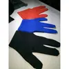 Luvas de Bilhar para Canhotos, Luvas Anti-Bilhar de Três Dedos, Luvas de Patinação para Bilhar