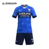 Jerseys de Fútbol Personalizados, Poliéster de Sublimación de Cuerpo Completo de Secado Rápido, Uniformes de Entrenamiento para Competición al Aire Libre, Uniformes de Fútbol Completos al por Mayor