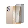 Adecuado para TCL P80 Ultra: protector de pantalla de alta definición, anti-miradas y mate; también apto para P80 Pro: protector de lente de cámara tipo ojo de águila de metal con patrón de diamantes