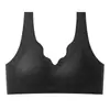 Ropa interior sin costuras, escote de onda en la espalda, tacto desnudo, para mujeres con poco busto, sujetador tipo top tubo push-up de soporte suave, cómodo