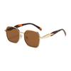 Nuevas Gafas de Sol Poligonales de Metal de Moda para Hombre y Mujer, Gafas Retro de Personalidad, Casuales Transfronterizas, Combinan con Todo, Gafas de Sol de Tendencia