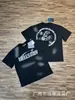 Nueva Camiseta de Manga Corta Hells 2026 Lavada Vintage Desgastada Estampado Completo Graffiti Marca de Moda Estilo Verano Unisex