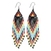 Aliexpress Venda Quente Popular Boêmio Colorido Geométrico Brincos Longos e Acessórios Atacado Dropshipping