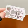 Funda de cerámica linda y elegante con diseño de elefante de dibujos animados para Apple 17P/17PM/18P/18PM con protector de lente integrado de cobertura total de alta definición