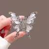 Nuevo estilo chino estilo nacional pinza de agarre de mariposa genial pinza para el pelo tamaño mediano sentido avanzado pinza de tiburón accesorio para el pelo tocado garra de pelo de personalidad
