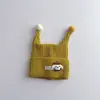 Gorro para niños, gorro con forma de estrella, gorro de punto para bebé, gorro de punto para otoño e invierno, estilo lindo y versátil, unisex, mantiene a los bebés abrigados y protege sus orejas