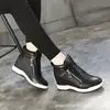 Zapatos para Mujer con Aumento Interno de Altura 2026 Nuevos Zapatos Casuales de Primavera y Verano Estilo Coreano Cuña Tenis Blancos Zapatos Individuales para Mujer 8cm Zapatos Deportivos de Moda