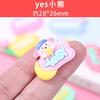 Urso bonito coelhinho Inglês Label diy Creme Cola Telefone Caso Headwear Acessórios para o cabelo Geladeira Adesivos Acessórios de resina