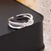 Anillo Irregular Ajustable de Moda Estilo Coreano para Mujer, Anillo de Moda Minimalista