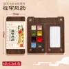 Acuarelas sólidas 15 colores mini viaje portátil pintura acuarela set arte pintado a mano al por mayor pinturas