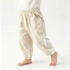 Calça de Verão Repelente de Mosquitos Infantil, Calça Casual Respirável para Meninos e Meninas, Calça de Verão para Bebês, Calça Jogger Fina de Corte Solto