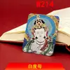 Tara Branca Não Ornamentada Pintada de Dourado Buda Mão Pintada Núcleo de Pintura Thangka Pingente da Montanha Wutai Thangka do Tibete