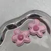 Novo Grampo de Cabelo Flor Colorido Doce Acessórios Dopamina Presilha Lateral Ins Grampo de Cabelo Tridimensional Coração de Menina Fofo Presilha para Franja