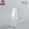 Botella gotero transparente para mascotas al por mayor del fabricante 30 ml Marrón 50 ml Botella vacía para aceites esenciales Botella de depuración Botella de plástico gotero