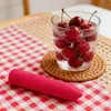 Nuevo en Stock Vibrador Largo de Bala Erótico Vibratorio de 10 Frecuencias para Mujeres, Mini Masajeador Multifrecuencia con Forma de Pintalabios