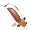 Juego de cuchillos Vaina/Cuchillo Mango de juego de cuchillos Cuchillo para carne Cuchillo mongol Cuchillo para carne Cuchillo para exteriores Cubierta protectora de cuero