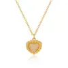Collar Retro Francés Trenzado Estrella y Luna de Acero Inoxidable, Personalizado y Moderno Colgante de Metal Tejido para Mujer Cadena de Acero de Titanio