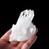 Racimo de Cristal Blanco Natural Piedra en Bruto de Cristal Blanco Espécimen de Mineral de Cristal Piedra Desmagnetizante Piedra Difusora Adornos Decorativos para Acuario