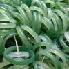 Pulseira de jade de alta qualidade feita de material de jade fino, joia requintada, pulseira redonda genuína feita de material de jade fino, acessórios de jadeite no atacado