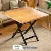 Mesa de Comedor Plegable para Uso Doméstico, Mesa Pequeña para Apartamento, Mesa Plegable Sencilla para Casa de Alquiler, Mesa Pequeña Portátil para Exteriores, Mesa Cuadrada de Comedor