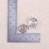 Flor de Rosa de Aleación de Venta Caliente Transfronteriza Flor de Girasol Flor Hueca Colgante Accesorios de Joyería DIY Collar Pulsera