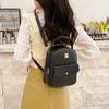 2023 Nova Moda All-match High-end Textura Rhombic Bordado Thread Bordado Thread Multi-funcional Ombro Mochila Portátil