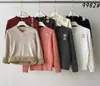 Tecido de fleece de peça única, 2026 outono/inverno, gola V, base de tricô feminina, cor sólida, suéter de gola redonda com caimento solto, top de novo estilo