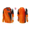 Ropa para Carreras Todoterreno Transfronterizas, Tallas Europeas y Americanas, Camiseta de Manga Larga Versátil y Elegante, que Absorbe el Sudor, Transpirable, Cómoda, Ropa de Descenso Hecha a Medida
