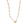 Collar Retro de Alta Gama con Cuentas de Perlas, Suéter Versátil de Estilo Nicho Europeo y Americano, Collar de Clavícula de Lujo Ligero para Mujer