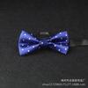 Corbata de moño de doble capa teñida en hilo con lunares al por mayor Corbata de cuadros con patrón de jacquard Corbata de moño para vestido de hombre y mujer Corbata bolo