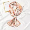 Bufanda de Tarot para Mujer Larga Versátil Invierno Bufanda Pequeña Delgada Estrecha Tira Larga Corbata Bolsa Cinta Cinta Decorativa Coreana