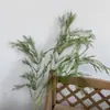 Bosque Escandinavo Verde Planta Verde Hoja Verde Techo de Salón de Bodas Mimosa Plástico Flor Falsa Hierba de Amante Eucalipto