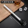 Picadora de Hielo de Acero Inoxidable Martillo para Hielo Palo para Machacar Palo para Machacar Fruta de Cóctel Palo para Presionar Palo Martillo para Limón Suministros Especiales para Tienda de Té con Leche