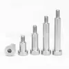 Tornillo de media rosca con tapón hexagonal de acero inoxidable 304 con tope