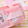 Estuche Japonés de Gran Capacidad al por Mayor para Niñas de Primaria, Caja de Papelería Linda y Atractiva, Estuche para Lápices, Bolsa de Papelería Nueva