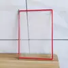 Soporte de Exhibición Magnético de Páginas Abatibles A4 10 Páginas Soporte de Documentos para Montar en Pared Carpeta para Hoja de Instrucciones de Operación de Taller Bolsa Insertable Transparente