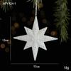 Decoraciones Navideñas Hong Kong Heng brillo blanco suministros para diseño de escena anillo de ratán para colgar en la puerta colgante para tienda