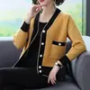 Cardigan de Tricô Moderno ZLS Primavera/Outono, Suéter Feminino Estilo Curto, Coleção 2025, Peça de Roupa Externa Chique