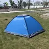 Barraca de Viagem de Praia Individual Dupla Acampamento Portátil Conta Anti-mosquitos Barraca de Acampamento Escalada