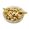 Botones de Olivo de Madera con Doble Agujero, Botones de Madera Natural, Botones de Madera para Camisas, Gabardinas, Ropa Infantil, Al por Mayor