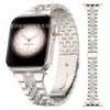 Adecuado para Correa de Apple Watch Cintura Pequeña Metal Applewatch10Ultra Cuerpo Correa de Metal Al por Mayor