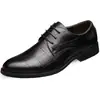 Nuevo Traje de Cuadros Zapatos de Cuero de Negocios para Hombre Vestir Talla Grande Zapatos de Hombre Versátil Cuadros Casuales Zapatos de Boda